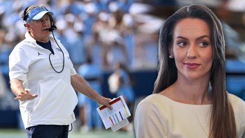 Jordon Hudson Rejects Societal Norms To Bother Bill Belichick And UNC Coaches During Warmups