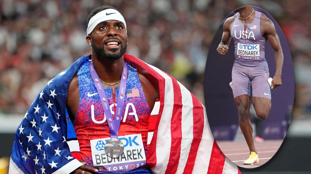 Kenny Bednarek Legs Workout Track Strong