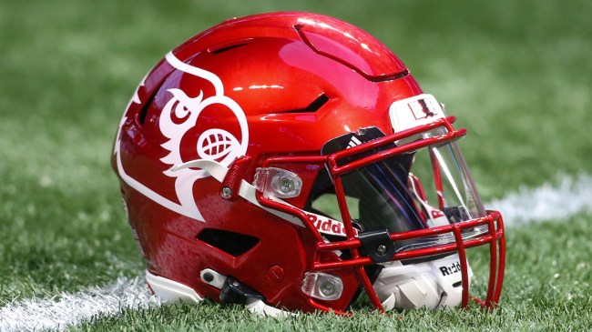 Louisville football helmet