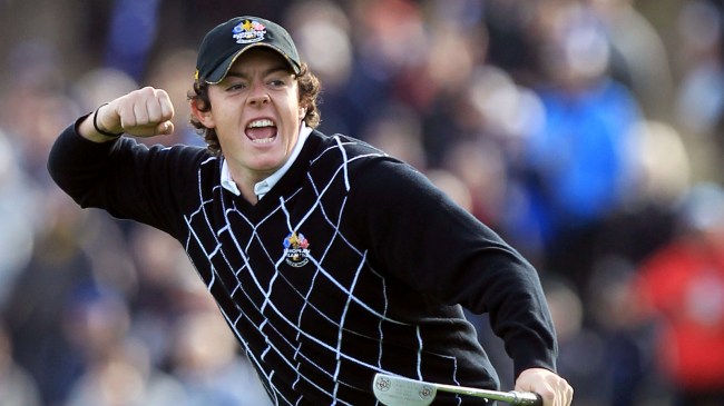 Rory McIlroy at 2010 Ryder Cup
