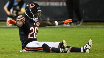 Poor Field Conditions At Soldier Field Cause Major Concern As Chicago Bears Play On Slippery Grass