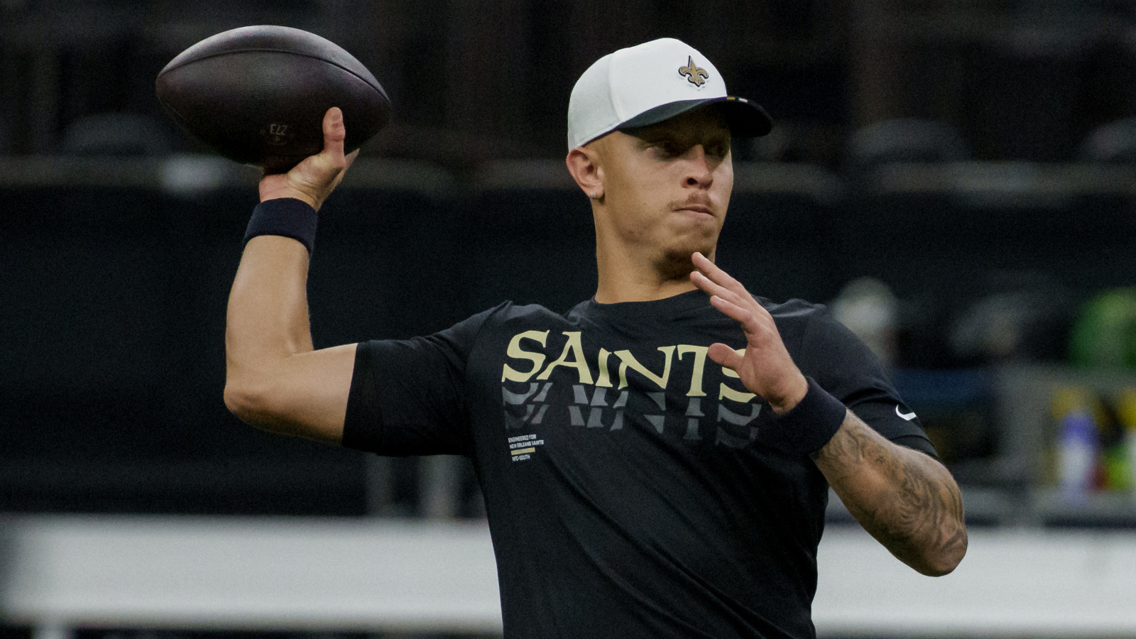 New Orleans Saints starting quarterback Spencer Rattler