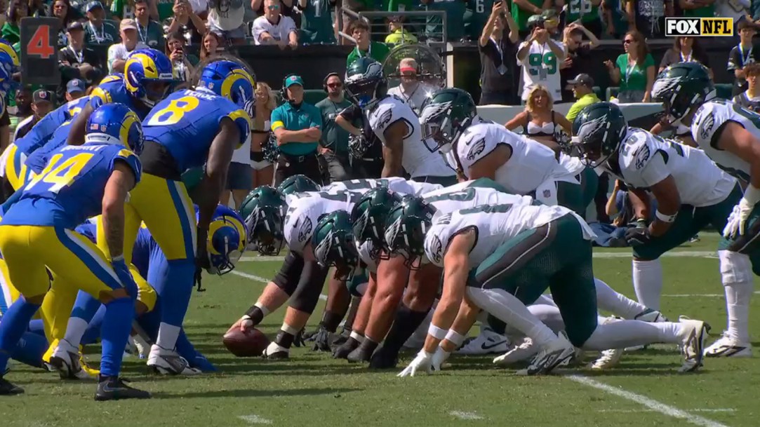 Tush Push False Start Missed Penalty Eagles Rams NFL