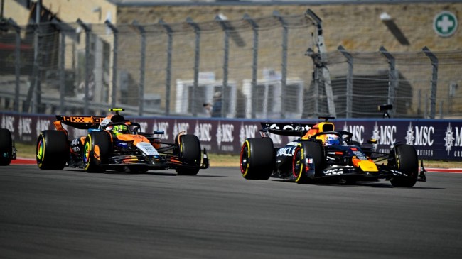 Max Verstappen and Lando Norris 2025 F1 Austin Grand Prix COTA