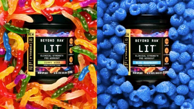 GNC LIT V2 Pre-Workout Gummies