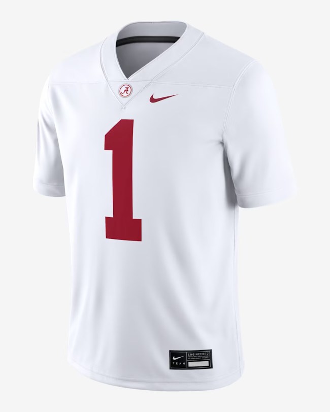 Nike Alabama college football jersey