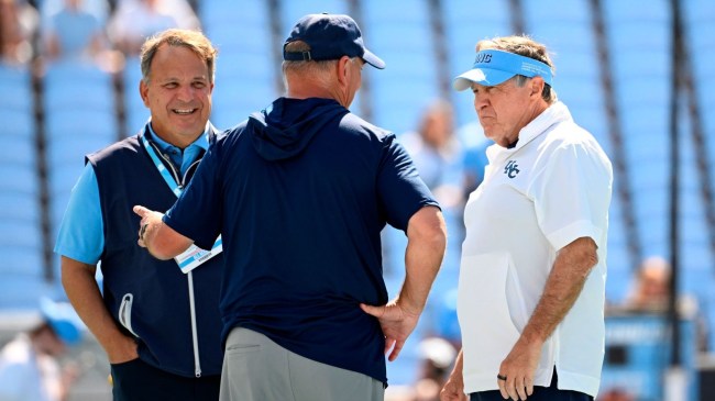 Bill Belichick and Mike Lombardi North Carolina