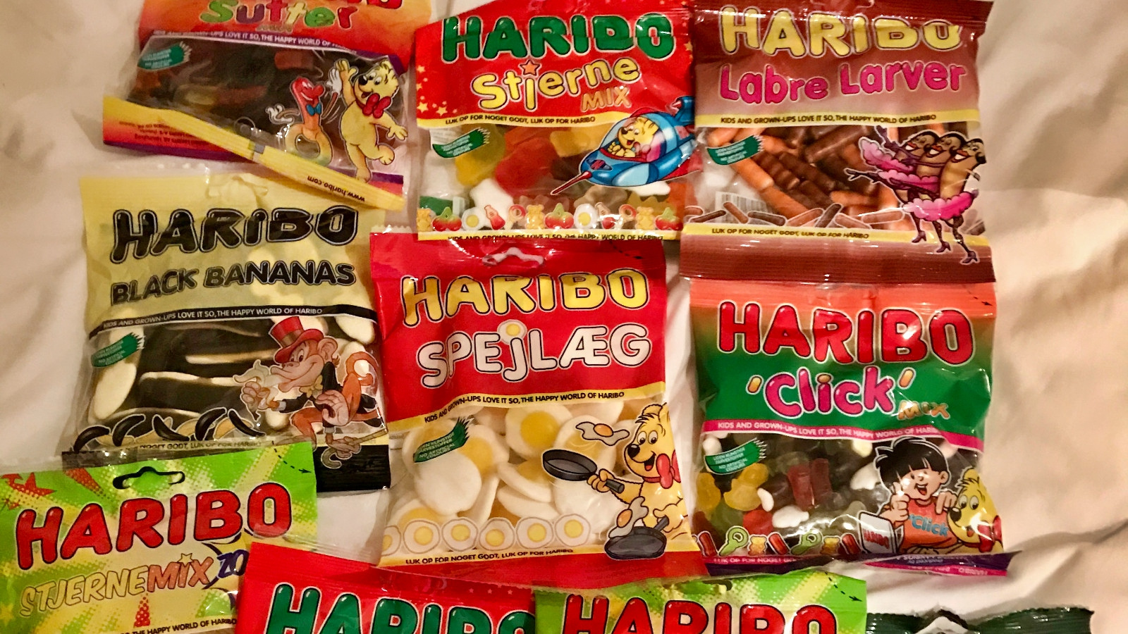 Haribo gummies in Iceland