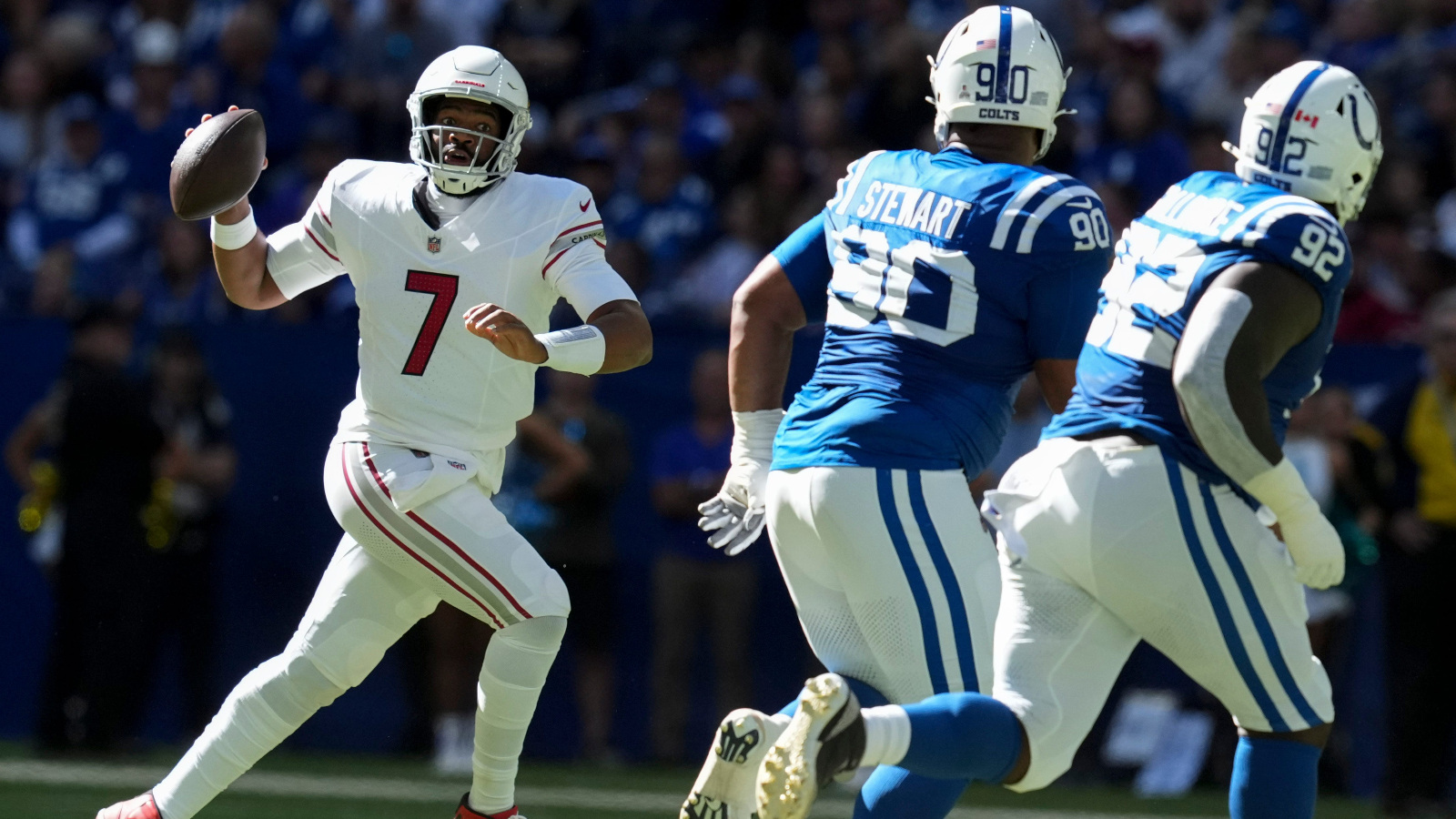 Arizona Cardinals quarterback Jacoby Brissett