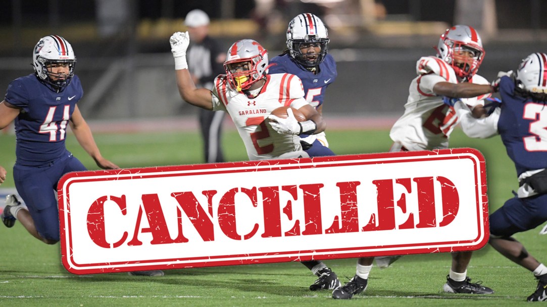 Saraland High School Football Alabama Carver Montgomery Cancel Forfeit Quit