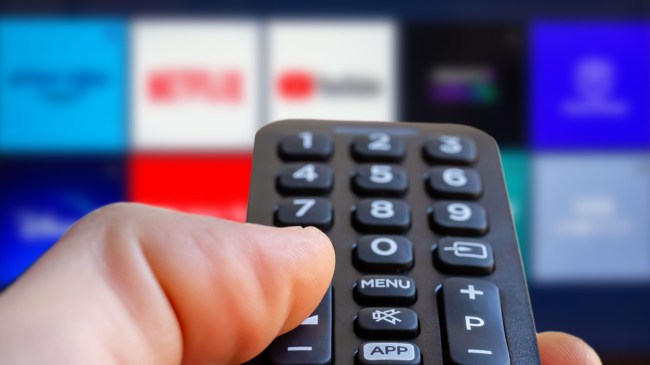 Streaming apps on television