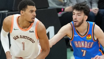 Victor Wembanyama Is Reportedly Playing With A Chip On His Shoulder Because Chet Holmgren Won A Championship