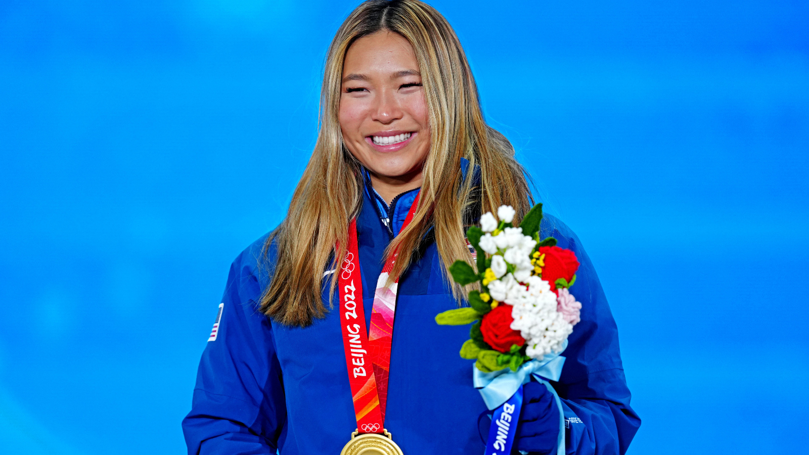 Team USA snowboarder Chloe Kim at the Olympic games