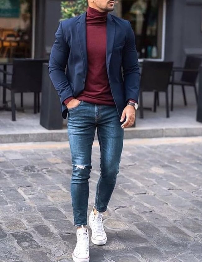 One Button Casual Blazer