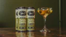 Dogfish Head Just Dropped A 19.5% ABV ‘Drrrty Thrrrty’ Canned Dirty Martini, Since Everyone Is Drinking Martinis Again