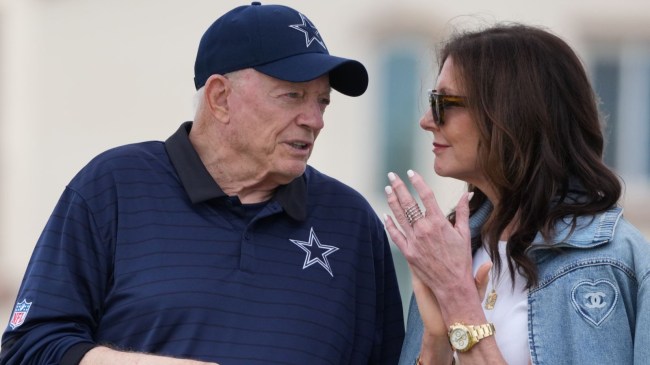 Dallas Cowboys owners Jerry and Charlotte Jones