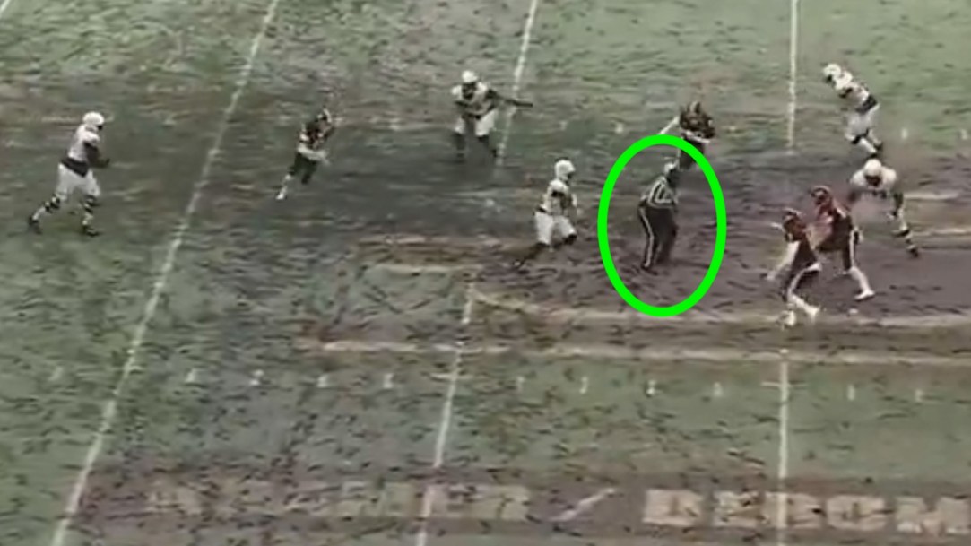 Central Michigan Toledo Referee Interference Controversy Touchdown