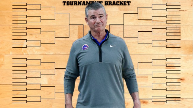 Boise State basketball coach Leon Rice