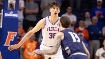 World’s Tallest Teenager Makes 6-Foot-8 Defender Look Miniature In College Basketball Debut