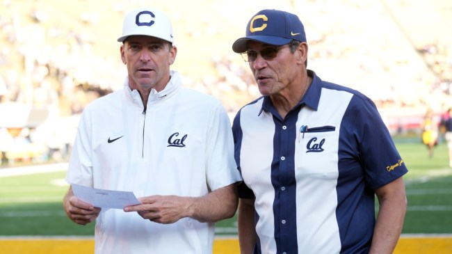Justin Wilcox and Ron Rivera of the Cal Bears football program