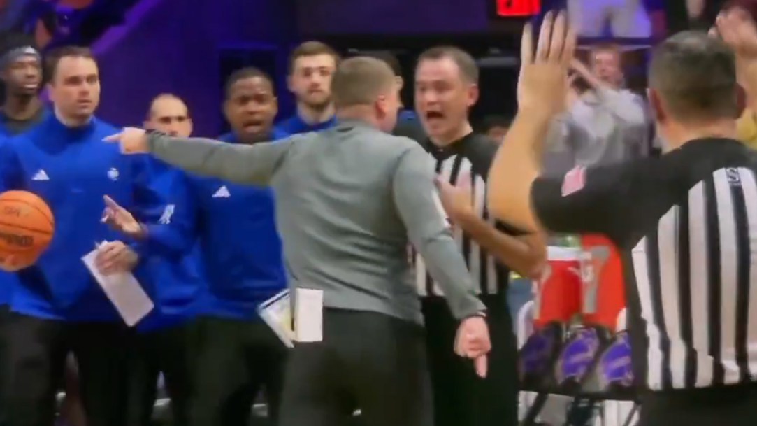 UNC Asheville Western Carolina Mike Morrell Basketball Ejected Bad Beat Technical Foul
