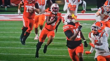 Wisconsin Football Player Completely Fooled Illinois Defensive Back With Deceptive High-IQ Trickery
