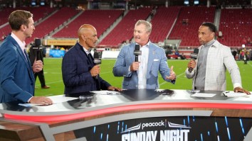 NFL Fans Worry After Rodney Harrison Suffers Scary Freeze-Up On ‘Sunday Night Football’ Pregame Show